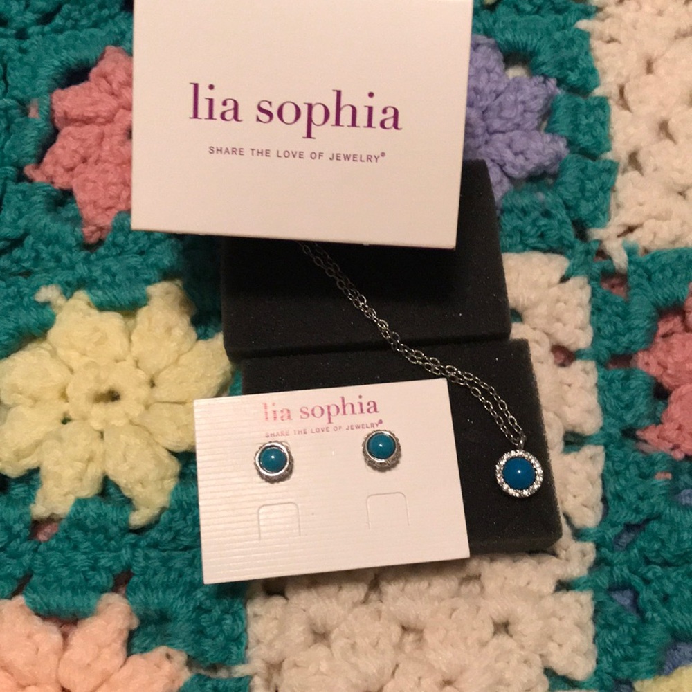 Matching necklaces and earrings